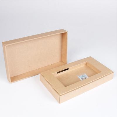 China Customized Printing Recyclable Kraft Paper Packaging Box For iphone Case for sale