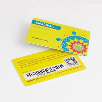 China Customized Recycled Club Membership VIP Business Card PVC VIP Promotional Card for sale