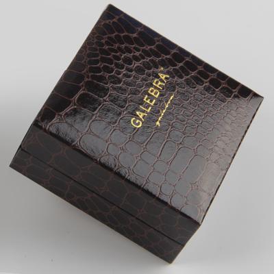 China Recyclable Luxury Genuine Leather Watch Display Box For Man for sale