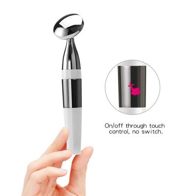 China Ionic Mini Facial Massager Hot Person Skincare Face Lift Product Palm V Shape Face Skin Beauty Vibration Vibration Tool for sale