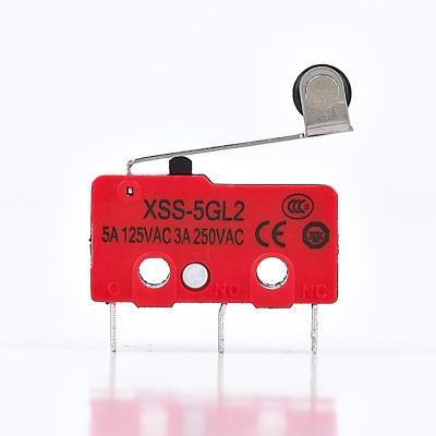 China PA66 TUV CE Approved 5a 125vac Micro Oven Roller Switch SS5GL2 for sale