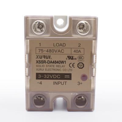 China Epoxy UL TUV CE Certified DC to AC Single Phase Solid State Relay with Zero Cross Check for sale