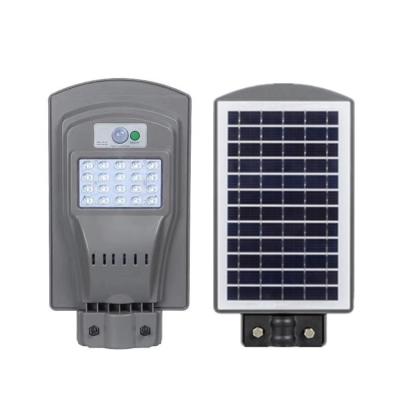 China Hot Sale 20W 40W 60W Super Brightness Outdoor Solar Road LED Street Light for sale