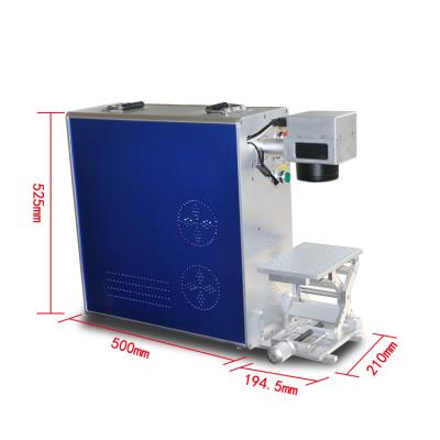 China Air Cooled Fiber Laser Marking Machine 20w Laser Marking Machine for sale