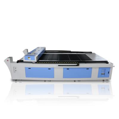 China 130W 150W 180w 280w CO2 water cooled laser mixed hybrid cutting machine for fabric metal and non-metal for sale