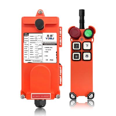 China AC 220V 380V 36V DC 12V 24V Switch Hoist Crane Control Waterproof Industrial Remote Control Wireless Crane for sale