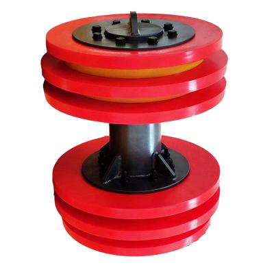 China Pipeline Cleaning China Popular Two Way Disc Pipeline Polyurethane Cleaning Hog, 6 Disc Pipe Hog, Tapered Pigging Disc Hog for sale