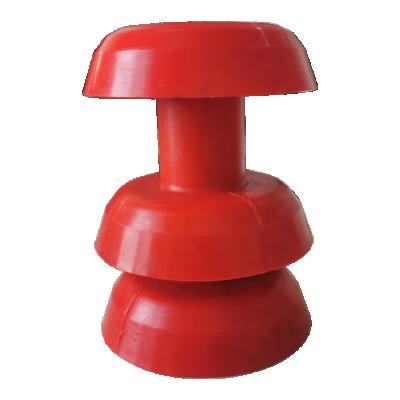 China Low Cost EMT Factory Customized Long Life Polyurethane Solid Molded Scraper Cup Hog For Industrial Pipeline Pigging System for sale