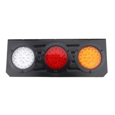 China 24V 72Led Signal 24V 72Led Rear Tail Light Tray Back Ute Trailer Truck Boat Indicator Brake Stop Amber White Red 24V Reverse Tail Light for sale