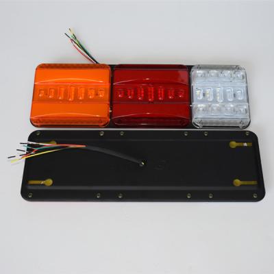 China PP/ABS With Iron 12V/24V LED Trailer Tail Light With Reverse Indicator Turn And Stop for sale