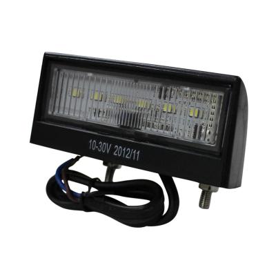 China Signal 12V 24V 6LED License Plate Lights For Boats, Trailers, Trucks, Cars, Automobiles for sale