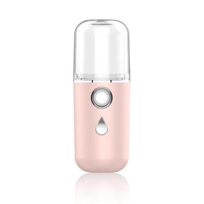 China USB Rechargeable Nano Humidifier Instrument Beauty Steamer Moisturizer Dropshipping Face Mist Sprayer for sale