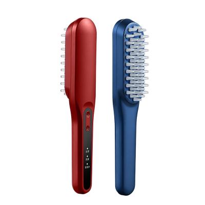 China Color-protection hair loss brush head massage red light therapy laser hair growth comb for dropshipping for sale