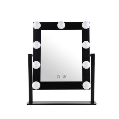 China Amazon Top Selling Lighted Cosmetic Mirror Vanity Makeup Mirror With Lights for sale