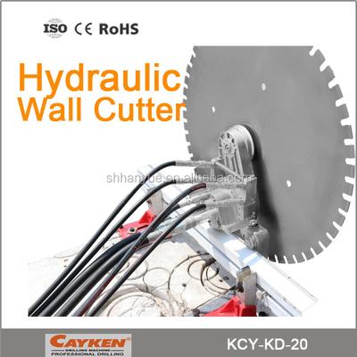 China Hydraulic Brick Saw Cayken Wall Saw 1800mm Diameter Blade Concrete Cutting Tools KCY-KD-20 for sale