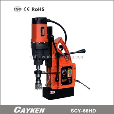 China CAYKEN SCY-68HD Steel Plate Machine Tools Twist And Core Drilling Machine Magnetic Base Professional Soft Start for sale