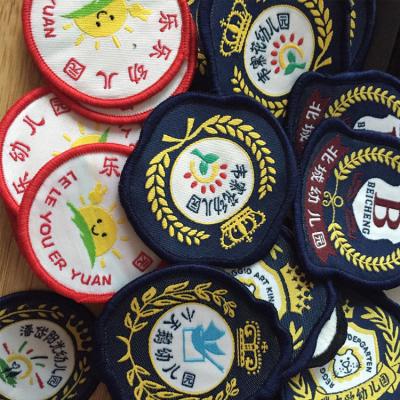 China Wholesale Chest Badge Nickel Free High Density Iron On Badge Manufacturers Security Patch Label Uniform Name Logo Label for sale