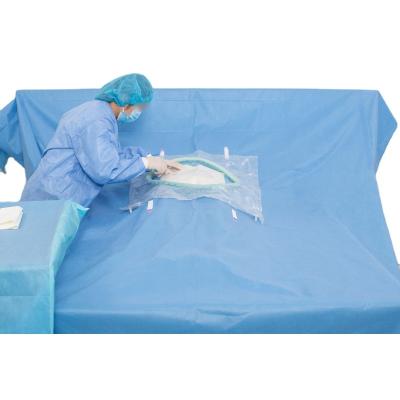 China Surgical Antistatic Nonwoven Disposable C-Section Drapes Ceaserian Sterile Delivery Drape for sale