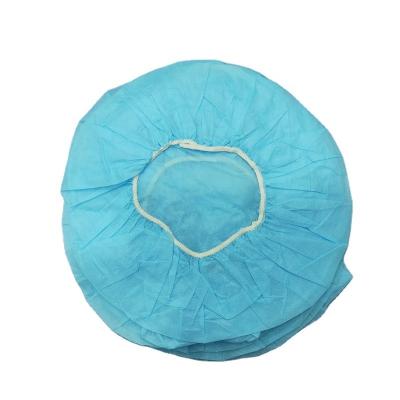 China Disposable and non-sterilizable high quality round shape non woven disposable medical cap for nurse for sale