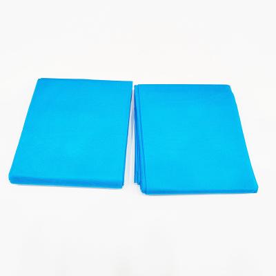 China Spunlace Hospital Bed Medical Cover Anti-static Pleated Disposable Medical Bedspread for sale