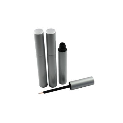 China TM-EL801 6ml cosmetics eyeliner eyelash serum aluminum packaging tube cosmetic aluminum matte silver empty packaging tube for sale