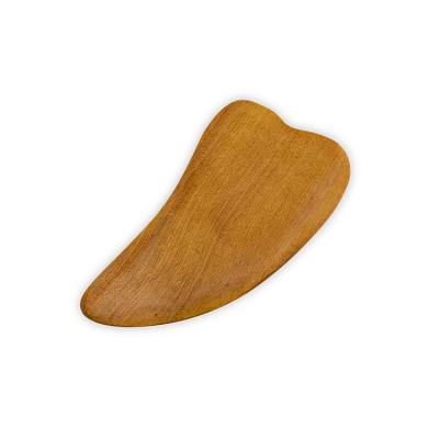 China 2020 Hot Selling Gua Sha Wood Fragrant Body Massage Scratching Tool Natural Wooden Anti-Puffiness Portable for sale