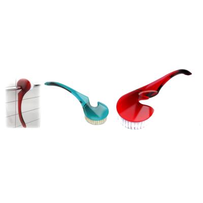 China For Home Use Bath Brush With 2020 Design Hanger New Arrival Soft Body Bath Brush With Long Handle for sale