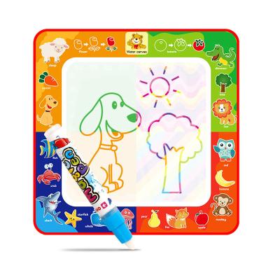 China Children Learn Magic Canvas Mat Water Painting Board Writing Doodle Toy with Pen for Baby Kids Gift for sale