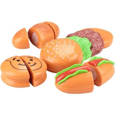 China New Eco-friendly Material Burgers Hot Dog French Fries Cooking Foods Games Toys for sale