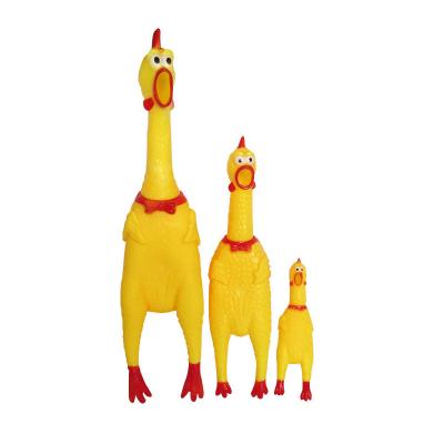 China Creative Delicate Screaming Chicken Toy Chicken Dog Toy Chew Viable Hot Selling Large Healthy Toy for sale