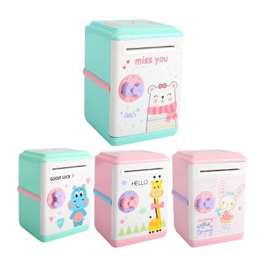 China Children learn promotional gift selling children's piggy bank deposit machine strange new password toy for sale