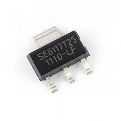 China New SOT223 SE8117T25-LF-2.5V standard original liquid crystal regulator SE8117T25-LF SE8117T25 SE8117 SE8117T25-LF-2.5V for sale