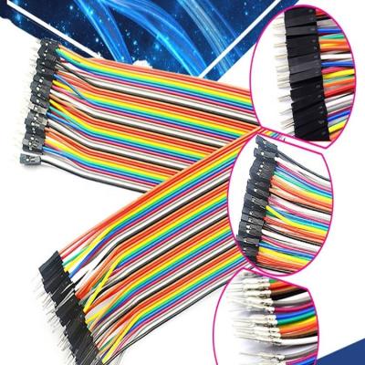 China Standard 40CM Male To Male 40P Dupont Wire / Cable / Color Breadboard Line Dupont Jumper Wire for sale