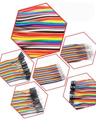 China Standard 10CM Male To Male 40P Dupont Wire / Cable Line / Color Breadboard Dupont Jumper Wire Male To Male for sale