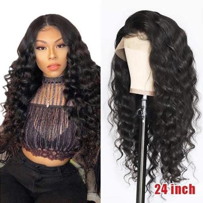 China Hot Selling Brazilian 130 Density Water Wave Wigs Hair Lace Front Deep Closure 36 Inch Long Hd Lace Water Wave Wig Hair for sale