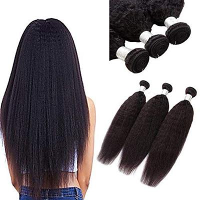 China Cheap Price Malaysian Curly Yaki Hair Bundles 30 Inch Hair Bundle , Curly Straight Yaki Hair Bundles Wholesale for sale