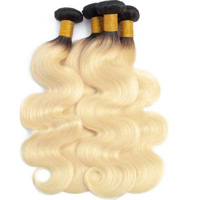 China Top Quality 1B 613 Body Wave Virgin Hair Bundles, 28 30 Inches Cheap Hair Extensions, Body Wave 1B 613 Blonde Ombre Color Virgin Hair for sale