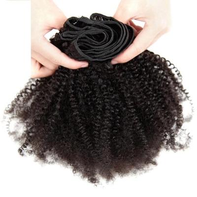 China Cheap Price Afro Wave Bundles With Curly Closure , Vietnamese Hair Extensions , 10A 11A Grade Bundle Afro Curly Hair for sale