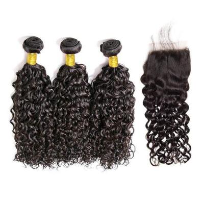 China Wholesale Unprocessed Natural Wave Hair Bundles,Indian Raw Loose Natural Wave Hair Bundle Cuticle Aligned Hair 100% Virgin for sale