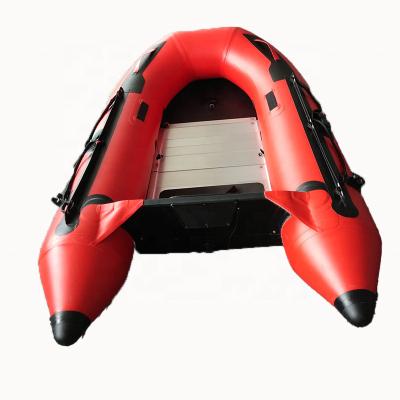 China Hot Sale New Customeziation Fishing Boat Raft Boat 4 Person Inflatable Aluminum Floor Relaxing Boat For Sale for sale