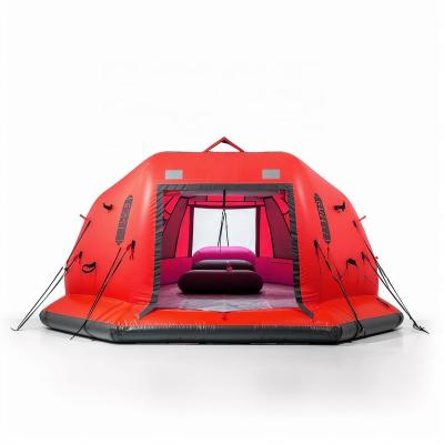 China New Fashionable Outdoor Waterproof Recreation Water Entertainment Floating Camping Tent Inflatable Tent On Water for sale