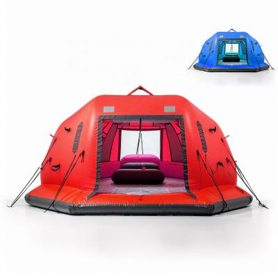 China New fashionable custom water entertainment outdoor floating tents waterproof camping inflatable water tent dome tent camping on water for sale