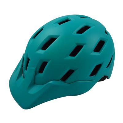 China Cyan Mountain Bike Helmet Outdoor Rock Sport 25 Vents For Safe Riding for sale