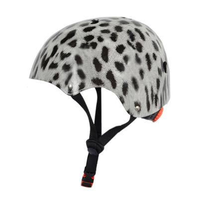 China De la juventud durable del monopatín del casco modelo en declive del leopardo del molde hacia fuera - en venta