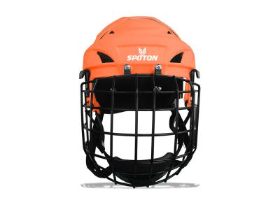 Chine Produits innovateurs blancs et casques de football oranges de la jeunesse 58 cm - 61 cm L taille à vendre