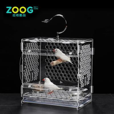 China Viable Wholesale Cheap Breeding Acrylic Bird Cages With Drop Shipping for sale