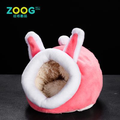 China Small Living Hamster Bed House Hamster Design Animals Cotton Nest Pet House For Hamster for sale