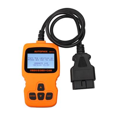 China OBDURATE OM123 Orange OBDII Code Reader check engine , 12V DC Voltage for sale