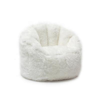 China Wholesale Home Furniture Sofa Bed Faux Fur Bean Bag Fluffy Lazy Chair for sale