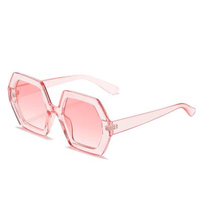 China Fashion Sunglasses Candy Color Men Oversized Sun Glasses Shape Polygon Sunglasses 2021 Sellers for sale